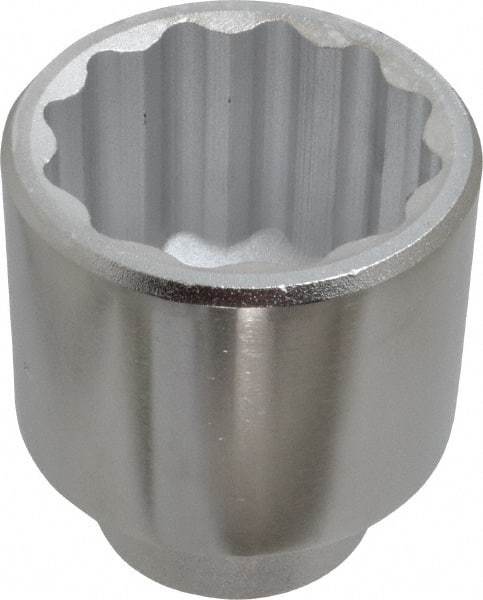 Proto - 2-1/4", 3/4" Drive, Standard Hand Socket - 12 Points, 3-13/32" OAL, Chrome Finish - Eagle Tool & Supply