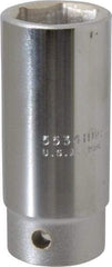 Proto - 1-1/16", 3/4" Drive, Deep Hand Socket - 6 Points, 3-1/2" OAL, Chrome Finish - Eagle Tool & Supply