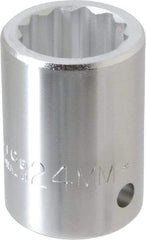 Proto - 3/4" Drive, Standard Hand Socket - 12 Points, 2" OAL, Chrome Finish - Eagle Tool & Supply