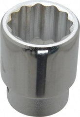 Proto - 3/4" Drive, Standard Hand Socket - 12 Points, 2-7/32" OAL, Chrome Finish - Eagle Tool & Supply