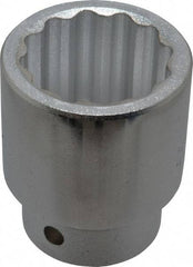 Proto - 3/4" Drive, Standard Hand Socket - 12 Points, 2-13/32" OAL, Chrome Finish - Eagle Tool & Supply