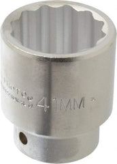 Proto - 3/4" Drive, Standard Hand Socket - 12 Points, 2-5/8" OAL, Chrome Finish - Eagle Tool & Supply