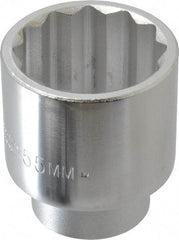 Proto - 2-1/16", 3/4" Drive, Standard Hand Socket - 12 Points, 3-5/32" OAL, Chrome Finish - Eagle Tool & Supply