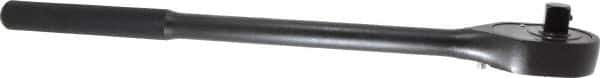 Proto - 3/4" Drive Pear Head Standard Ratchet - Black Oxide Finish, 20" OAL, 24 Gear Teeth, Standard Knurled Handle, Standard Head - Eagle Tool & Supply