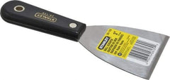 Stanley - Stiff Steel 1-Edge Scraper - 3" Blade Width x 3-5/8" Blade Length, 3-7/8" Long Nylon Handle - Eagle Tool & Supply