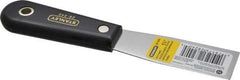 Stanley - 1-1/4" Wide Steel Putty Knife - Flexible, Nylon Handle, 7-1/2" OAL - Eagle Tool & Supply