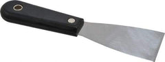 Stanley - 2" Wide Steel Putty Knife - Flexible, Nylon Handle, 7-1/2" OAL - Eagle Tool & Supply
