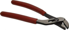 Proto - 4-5/8" OAL, 15/32" Max Capacity, 4 Position Gooseneck Tongue & Groove Pliers - Standard Straight Jaws, Standard Head, Plastisol Handles - Eagle Tool & Supply