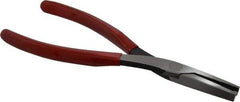 Proto - 7-25/32" OAL, 1-9/16" Jaw Length x 17/32" Jaw Width, Long Nose Duckbill Pliers - Serrated Jaw, Standard Head, Plastisol Handles - Eagle Tool & Supply