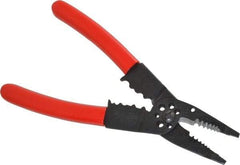 Proto - 22 to 10 AWG Capacity Wire Stripper/Crimper - 8-1/4" OAL, Plastisol Handle - Eagle Tool & Supply