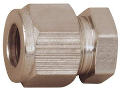 Parker - 5/16" OD, Stainless Steel End Cap - -425 to 1,200°F, 9/16" Hex, - Eagle Tool & Supply