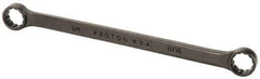 Proto - 11/16" x 3/4" 12 Point Offset Box Wrench - Double End, 11-1/4" OAL, Steel, Black Finish, 15° Offset - Eagle Tool & Supply