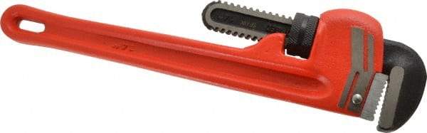 Proto - 14" Steel Straight Pipe Wrench - 2" Pipe Capacity - Eagle Tool & Supply