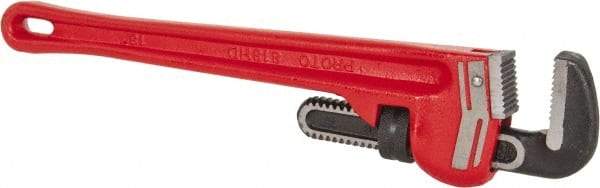 Proto - 18" Steel Straight Pipe Wrench - 2-1/2" Pipe Capacity - Eagle Tool & Supply