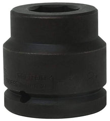 Proto - 1-1/2" Drive 3-5/16" Standard Impact Socket - 6 Points, 4-23/32" OAL - Eagle Tool & Supply