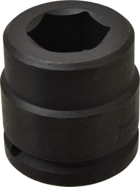 Proto - 1-1/2" Drive 1-5/8" Standard Impact Socket - 6 Points, 3-1/8" OAL - Eagle Tool & Supply