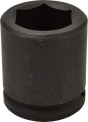 Proto - 1-1/2" Drive 2-1/16" Standard Impact Socket - 6 Points, 3-5/8" OAL - Eagle Tool & Supply