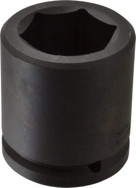 Proto - 1-1/2" Drive 2-3/16" Standard Impact Socket - 6 Points, 3-5/8" OAL - Eagle Tool & Supply