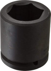 Proto - 1-1/2" Drive 2-3/16" Standard Impact Socket - 6 Points, 3-5/8" OAL - Eagle Tool & Supply