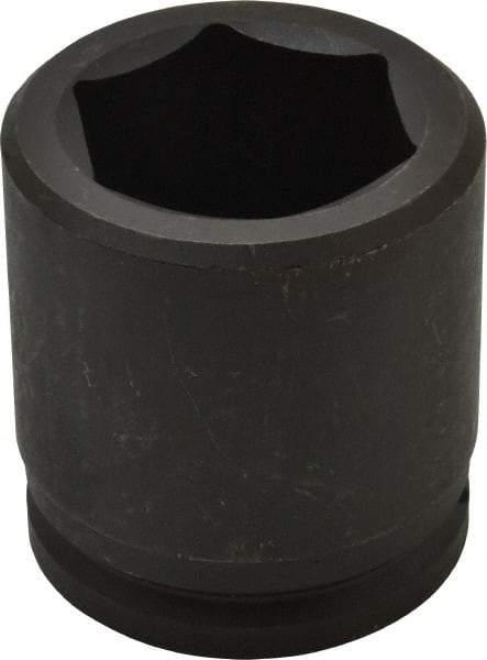 Proto - 1-1/2" Drive 2-1/2" Standard Impact Socket - 6 Points, 4" OAL - Eagle Tool & Supply