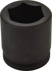 Proto - 1-1/2" Drive 2-1/2" Standard Impact Socket - 6 Points, 4" OAL - Eagle Tool & Supply