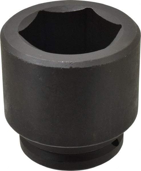 Proto - 1-1/2" Drive 3" Standard Impact Socket - 6 Points, 4-1/2" OAL - Eagle Tool & Supply