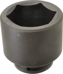 Proto - 1-1/2" Drive 3-3/4" Standard Impact Socket - 6 Points, 5" OAL - Eagle Tool & Supply