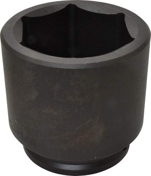 Proto - 1-1/2" Drive 4-1/4" Standard Impact Socket - 6 Points, 5-3/4" OAL - Eagle Tool & Supply