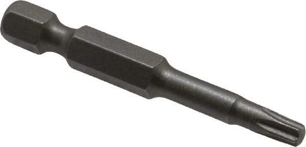 Irwin - T20 Torx Bit - 1/4" Hex Drive, 1-15/16" OAL - Eagle Tool & Supply