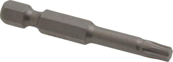 Irwin - T25 Torx Bit - 1/4" Hex Drive, 1-15/16" OAL - Eagle Tool & Supply