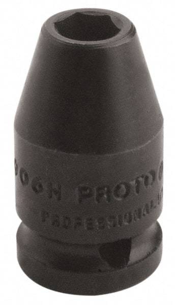 Proto - 1/4" Drive 9/32" Standard Impact Socket - 6 Points, 7/8" OAL - Eagle Tool & Supply
