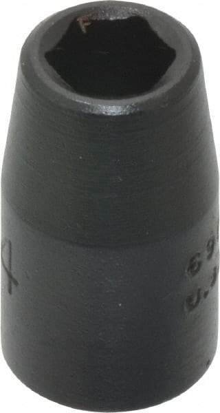 Proto - 1/4" Drive 1/4" Standard Impact Socket - 6 Points, 7/8" OAL - Eagle Tool & Supply