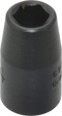 Proto - 1/4" Drive 1/4" Standard Impact Socket - 6 Points, 7/8" OAL - Eagle Tool & Supply