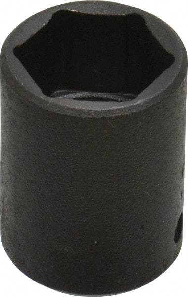 Proto - 1/4" Drive 1/2" Standard Impact Socket - 6 Points, 7/8" OAL - Eagle Tool & Supply