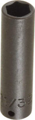 Proto - 1/4" Drive 11/32" Deep Impact Socket - 6 Points, 2" OAL - Eagle Tool & Supply