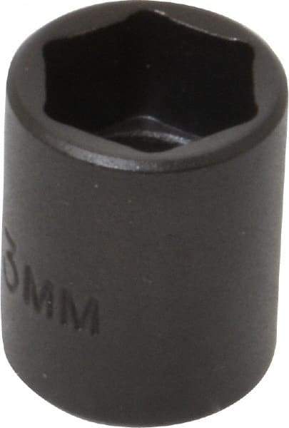 Proto - 1/4" Drive 13mm Standard Impact Socket - 6 Points, 7/8" OAL - Eagle Tool & Supply