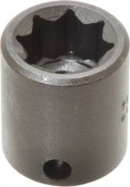 Proto - 3/8" Drive 1/2" Standard Impact Socket - 8 Points, 1-1/16" OAL - Eagle Tool & Supply