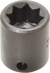 Proto - 3/8" Drive 1/2" Standard Impact Socket - 8 Points, 1-1/16" OAL - Eagle Tool & Supply