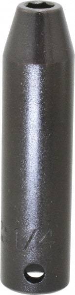 Proto - 3/8" Drive 1/4" Deep Impact Socket - 6 Points, 2-3/4" OAL - Eagle Tool & Supply