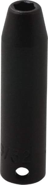 Proto - 3/8" Drive 9/32" Deep Impact Socket - 6 Points, 2-3/4" OAL - Eagle Tool & Supply