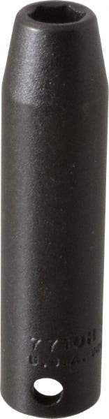 Proto - 3/8" Drive 5/16" Deep Impact Socket - 6 Points, 2-3/4" OAL - Eagle Tool & Supply