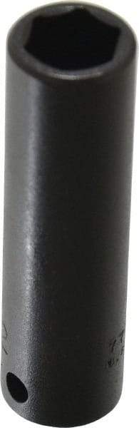 Proto - 3/8" Drive 1/2" Deep Impact Socket - 6 Points, 2-3/4" OAL - Eagle Tool & Supply