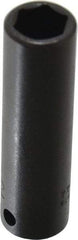 Proto - 3/8" Drive 1/2" Deep Impact Socket - 6 Points, 2-3/4" OAL - Eagle Tool & Supply