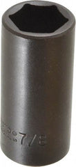 Proto - 3/8" Drive 7/8" Deep Impact Socket - 6 Points, 2-3/4" OAL - Eagle Tool & Supply