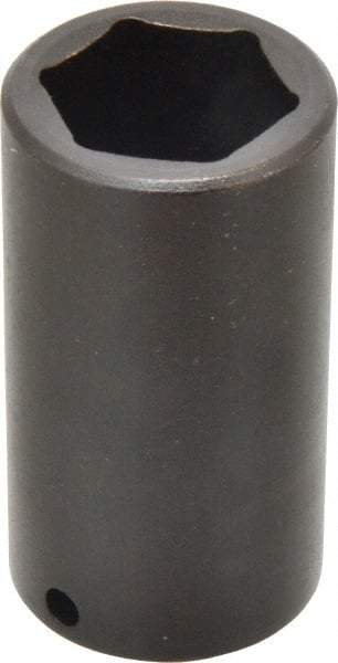 Proto - 3/8" Drive 1" Deep Impact Socket - 6 Points, 2-3/4" OAL - Eagle Tool & Supply