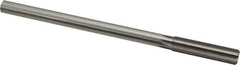 Made in USA - 1/2" High Speed Steel 6 Flute Chucking Reamer - Straight Flute, 0.4355" Straight Shank, 2" Flute Length, 8" OAL - Eagle Tool & Supply