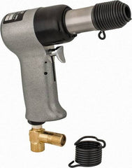 US Airtool - 3/32 & 5/32" Capacity, Air Riveting Hammer - 2-1/4" Long Stroke, 1/4" Inlet - Eagle Tool & Supply