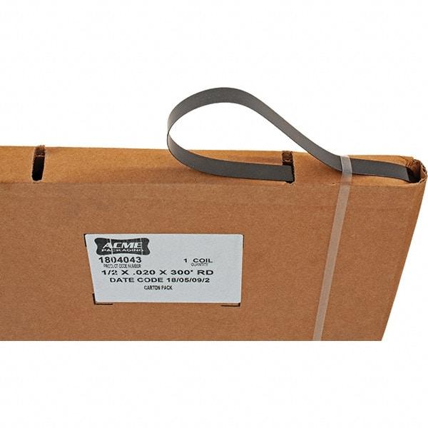 Made in USA - Steel & Plastic Strapping - 1/2X.020X300' SELF DISPING MTL BANDING - Eagle Tool & Supply
