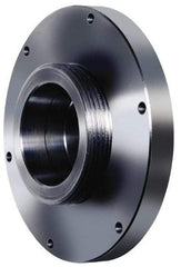 Pratt Burnerd America - Adapter Back Plate for 8" Diam Self Centering Lathe Chucks - L-1 Mount, 2-1/4" Through Hole Diam, Steel - Eagle Tool & Supply