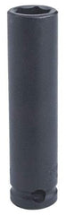 Proto - 3/8" Drive 21mm Deep Impact Socket - 6 Points, 2-47/64" OAL - Eagle Tool & Supply